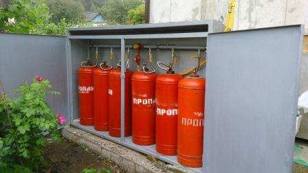 газовый конвектор на баллонном газе